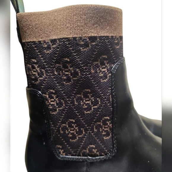 Guess Black and Brown Ankle Booties US 8.5 - Picture 4 of 6